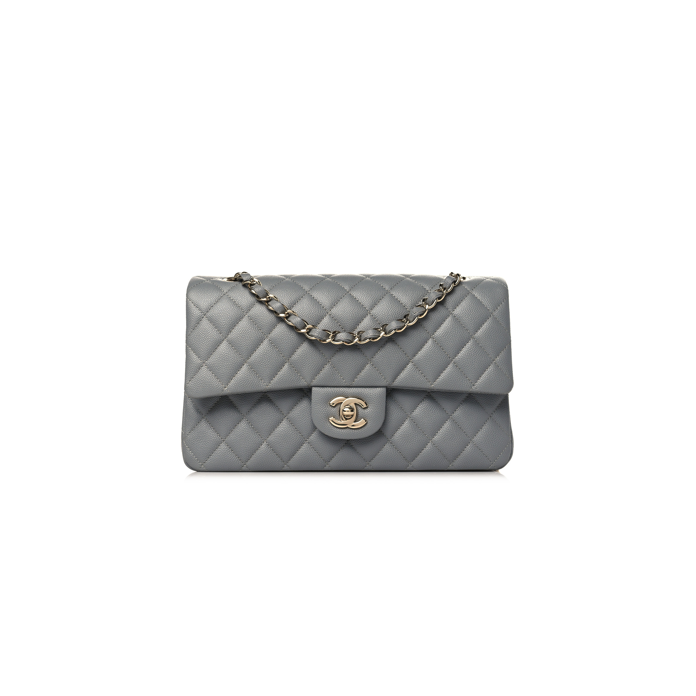 CHANEL CAVIAR QUILTED MEDIUM DOUBLE FLAP 1215620 (25*15*6cm)